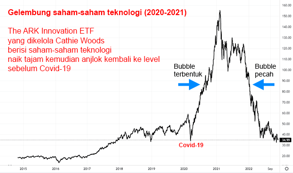 Gelembung aset bubble saham teknologi