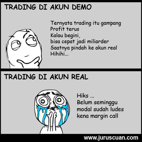 Trading Di Akun Demo Dan Akun Real