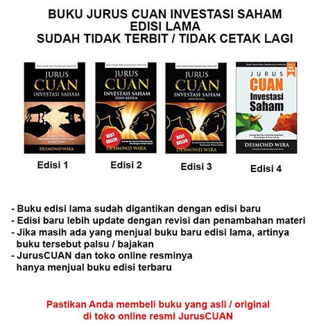 Edisi lama buku Jurus CUAN Investasi Saham