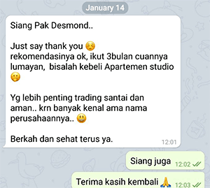 Pengalaman trading member JurusCUAN SAHAM